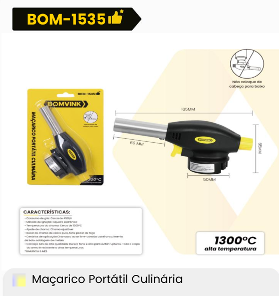 Maçarico Portátil