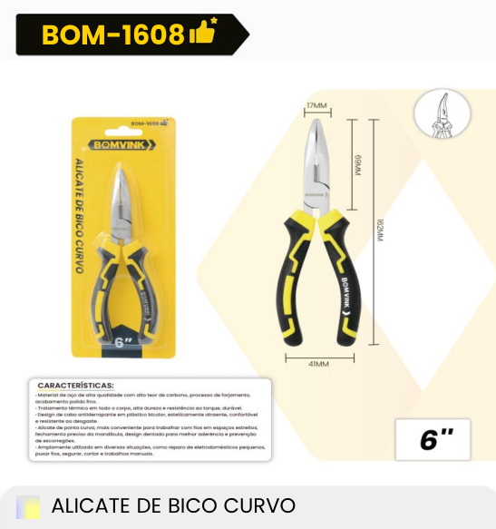 Alicate Bico Curvo