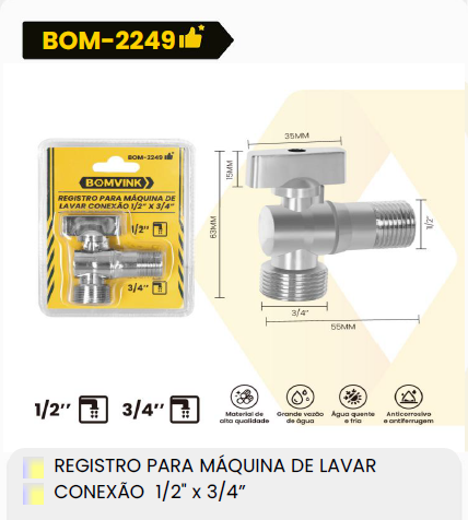 Registro Maquina Lavar